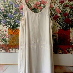 Banana Republic cotton to the knee slip dress.